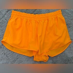 Aerie Bright Orange Athletic Shorts